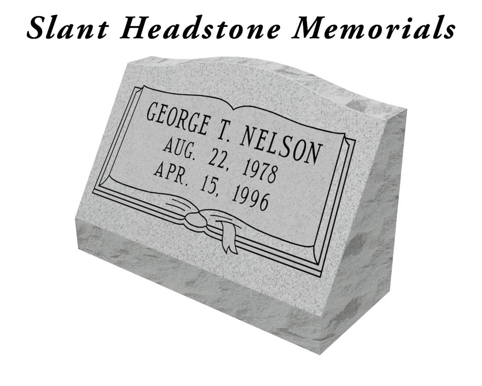 Slant Headstones in Michigan (MI)