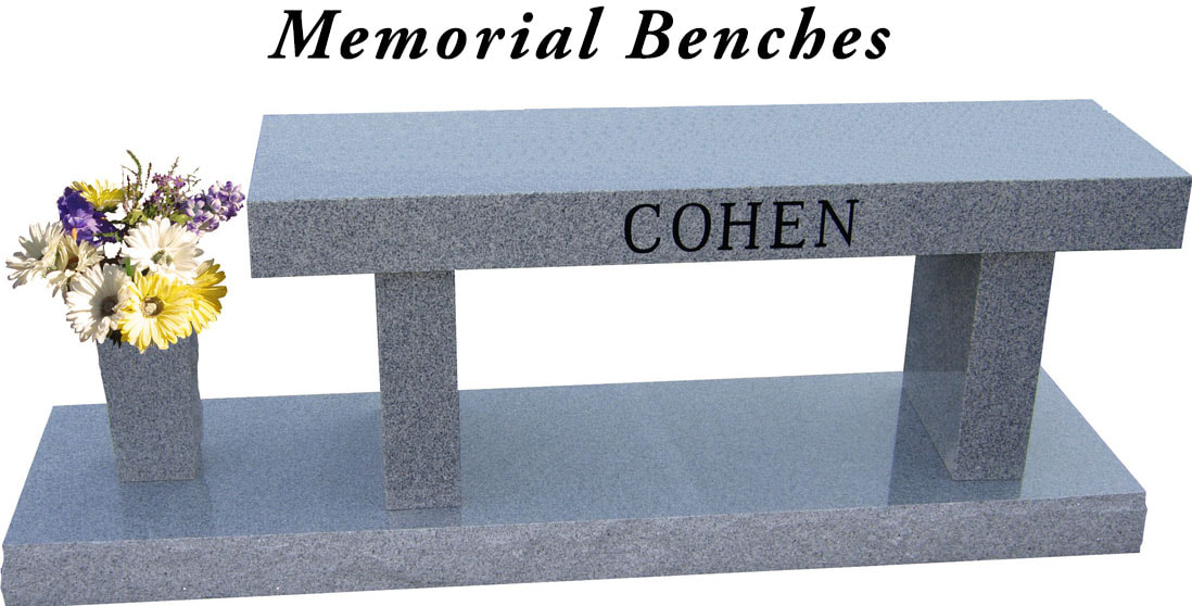 Memorial Benches in California (CA)